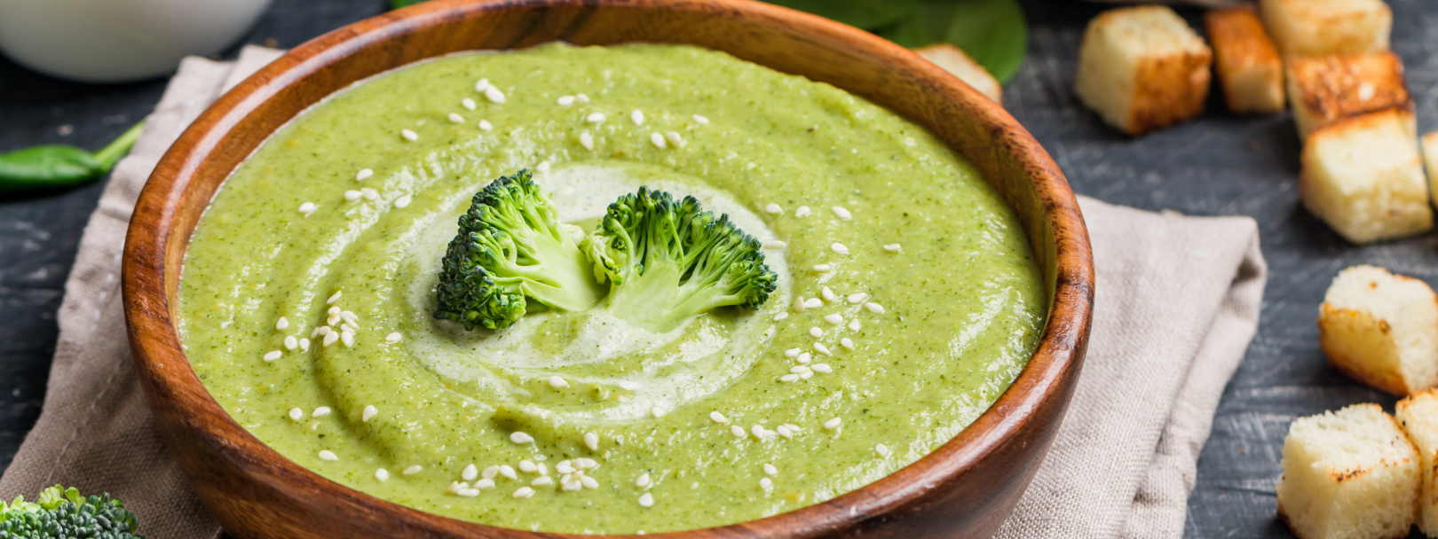 Brocolloi Soup Rich in Antioxidants